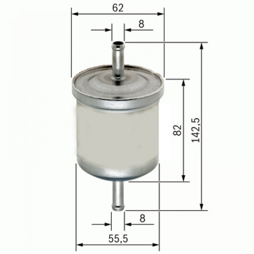 YAKIT FİLTRESİ CLIO-KNG-LGN-MGN-TWNG-TRAFIC-PARTNER-BERLINGO-EXP-206-306-307-407-VIVARO-C5